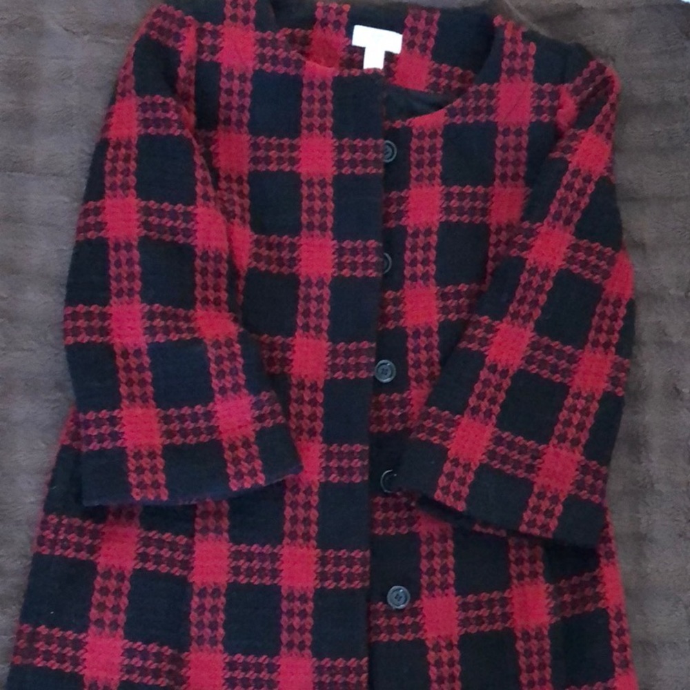 Loft Gingham Patchwork Jacket - image 1